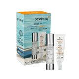 Sesderma Repaskin set, Silk Touch, protector solar facial, SPF 50, 50 ml + Hidraderm Hyal, crema facial, 50 ml