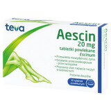 Aescine 20 mg, 30 filmomhulde tabletten