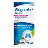 Flegamina 4 mg/ 5 ml, siroop, frambozensmaak, 120 ml