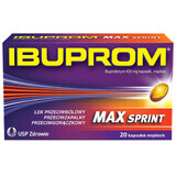 Ibuprom Max Sprint 400 mg, 20 capsules