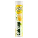 Calcium + vitamine C, citroensmaak, 20 bruistabletten