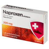 Naproxen Aflofarm 200 mg, 10 tablets