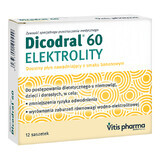 Dicodral 60 Elektrolyten, bananensmaak, 12 sachets