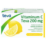 Vitaminum C Teva 200 mg, 50 compresse rivestite con film