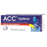 ACC Optima 600 mg, 10 bruistabletten