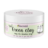 Nacomi, Groene klei, acne huidmasker, 65 g