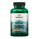 Swanson L-tryptofaan TryptoPure, L-tryptofaan 500 mg, 90 plantaardige capsules