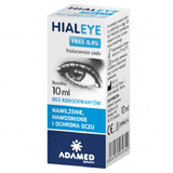 Hialeye Free 0,4%, hydraterende oogdruppels, 10 ml