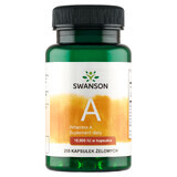 Swanson A, vitamine A 10000 IE, 250 gelcapsules