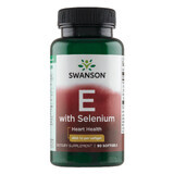 Swanson E met selenium, vitamine E en selenium, 90 capsules