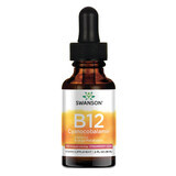 Swanson B-12 Sublingual Liquid, vitamine B12 25 μg, 59 ml