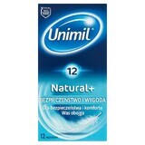 Unimil Natural+, klassieke condooms, 12 stuks