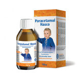 Paracetamol Hasco 120 mg/ 5 ml, orale suspensie voor zuigelingen en kinderen, sinaasappelsmaak, 150 g