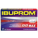 Ibuprom RR Max 400 mg, 12 filmomhulde tabletten