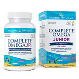 Nordic Naturals Complete Omega Junior, voor kinderen van 6-12 jaar, citroensmaak, 90 capsules