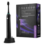 Seysso Carbon Basic, sonische tandenborstel, zwart, 1 stuk