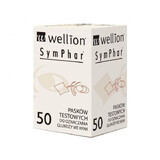 Wellion SymPhar, bloedglucose teststrips, 50 eenheden