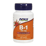 Now Foods B-1, vitamine B1, 100 tabletten