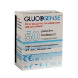 Glucosense glucometer test strips, 50 units