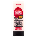 Original Source Vegan, douchegel, Vanilia-framboos, 500 ml