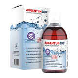 Aura Herbals Argentum 200 Argent colloïdal 200 ppm, tonique, 500 ml