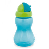 Canpol Babies, sportfles met opvouwbare slang, blauw, vanaf 12 maanden, 270 ml