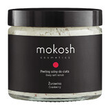 Mokosh, lichaamsscrub met zout, cranberry, 300 g