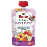 Holle, tubo Berry Puppy mousse de frutas, manzana, melocotón, bayas BIO, a partir de 8 meses, 100 g