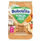 BoboVita Porcja Zbóż granen-eierpap 7 granen, fruit, melk, geen suiker toegevoegd, na 8 maanden, 210 g