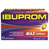 Ibuprom Max Sprint 400 mg, 40 capsules