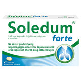 Soledum forte 200 mg, 20 maagsapresistente capsules