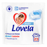 Lovela, hypoallergene wascapsules, wit en kleur, 23 stuks