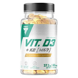 Trec Vit. D3 + K2 MK7, 60 capsules