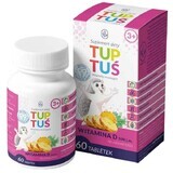 Tuptuś Vitamin D 500 IU for healthy bones, 60 tablets