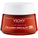 Vichy Liftactiv Collageen Specialist, anti-verouderende nachtcrème, 50 ml