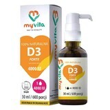 MyVita Vitamine D3 4000 IU Forte, druppels, 30 ml