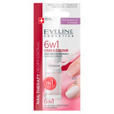 Eveline Cosmetics Nail Therapy, nagelverzorging 6in1, Frans, 5 ml