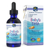 Nordic Naturals Baby's DHA, Omega-3 met vitamine D3, 60 ml