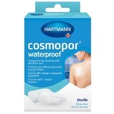 Cosmopor Waterproof, absorberend verband, zelfklevend, waterdicht, steriel, transparant, 7,2 cm x 5 cm, 5 st.