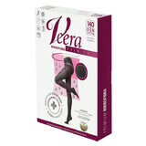 Veera Premium, microvezel compressiepanty, 140 den, maat 4, zwart