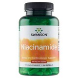 Swanson Niacinamide, niacine 250 mg, 250 capsules