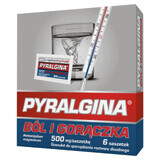 Pyralgina Koorts 500 mg, 6 zakjes