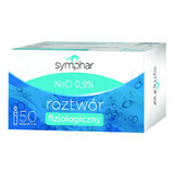 Symphar, NaCl 0,9% fysiologische oplossing, ampullen, 50 x 5 ml