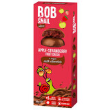 Bob Snail Choco Fruit snack al cioccolato al latte, mela, fragola, 30 g