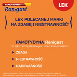 Famotidine Ranigast 20 mg, 30 comprimés pelliculés