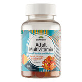 Swanson Multivitamine voor volwassenen, jelly beans, perzik-sinaasappel-aardbei smaak, 60 stuks