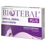 Biotebal Plus Haar Huid Nagels, 30 tabletten + 10 tabletten gratis