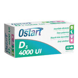 Ostart D3 4000IU, 60 comprimés, Fiterman