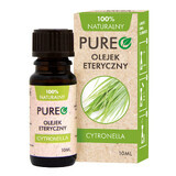 Pureo, etherische olie van citronella, 10 ml