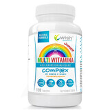 Wish Multivitaminencomplex Junior, sinaasappelsmaak, 120 zuigtabletten